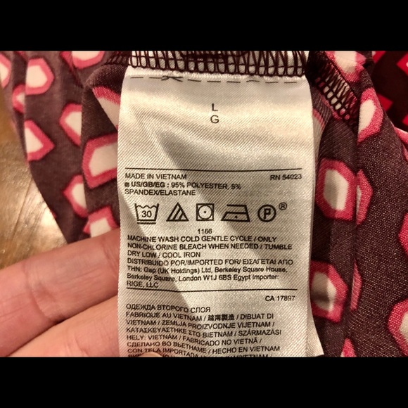 NWOT- Banana Republic patterned dress - Picture 4 of 4